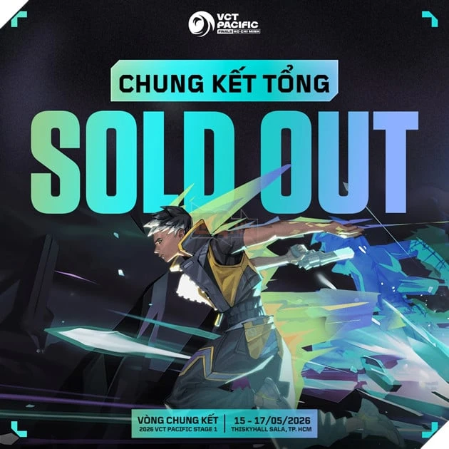 VALORANT: Vòng Chung Kết VCT 2026 - Pacific Stage 1 Cháy Vé Chỉ Trong 30 Phút Mở Bán VALORANT: Vòng Chung Kết VCT 2026 - Pacific Stage 1 Cháy Vé Chỉ Trong 30 Phút Mở Bán