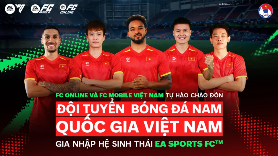 VFF hợp tác với EA Sports mang đến cơ hội cho game thủ FC Online sở hữu áo đấu đội tuyển Việt Nam