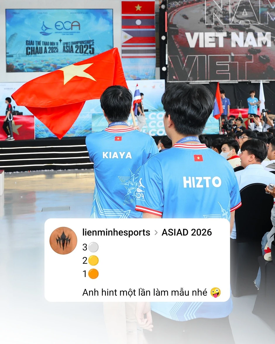 Xuất hiện thông tin đội LMHT Việt Nam dự ASIAD, nghi vấn SofM trở lại