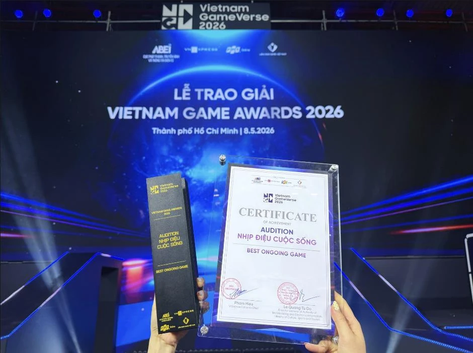Audition khiến hàng chục ngàn game thủ phát cuồng tại Vietnam Gameverse 2026 Audition khiến hàng chục ngàn game thủ phát cuồng tại Vietnam Gameverse 2026