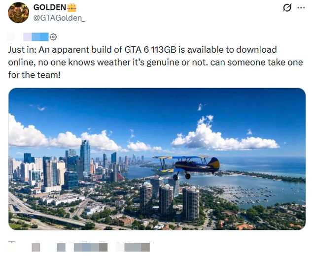 Cảnh báo GTA 6 113GB giả mạo chứa mã độc, game thủ không nên tải về