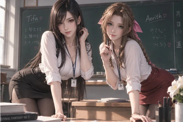 Cộng đồng mạng chia sẻ trend biến các hot girl game và anime thành “cô giáo” Cộng đồng mạng chia sẻ trend biến các hot girl game và anime thành “cô giáo”
