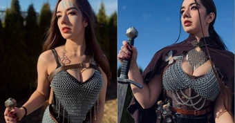 Cosplay game AAA mới ra mắt theo phong cách gợi cảm, nữ streamer nổi tiếng không ngờ, soi trang cá nhân càng thêm ấn tượng