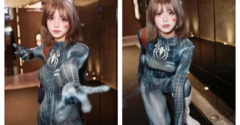 Cosplay "Nhện Đen" quá gợi cảm, nàng hot girl bỗng nổi như cồn, CĐM vội truy tìm danh tính và cái kết