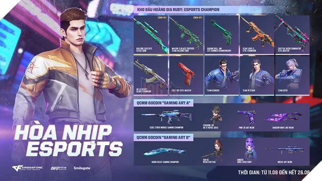 Crossfire Hòa Nhịp Esports Với Kho Báu Hoàng Gia Ruby Mới Cùng QCMM Gocoin Cùng Chủ Đề Crossfire Hòa Nhịp Esports Với Kho Báu Hoàng Gia Ruby Mới Cùng QCMM Gocoin Cùng Chủ Đề