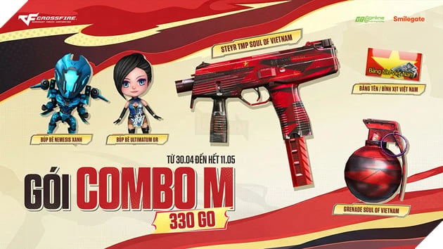 Crossfire mừng lễ Thống Nhất với bộ trang bị chủ đề Giải Phóng Miền Nam và gói ưu đãi