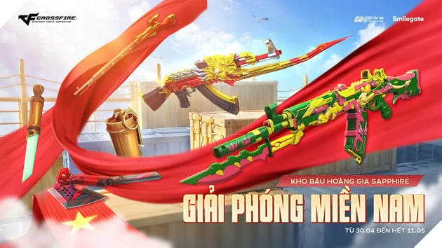Crossfire mừng lễ Thống Nhất với bộ trang bị chủ đề Giải Phóng Miền Nam và gói ưu đãi