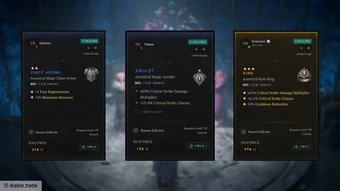 Diablo 4 Lord of Hatred: Trang bị xanh giá hàng tỷ vàng nhờ Horadric Cube