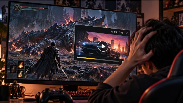 Game thủ đối mặt nguy cơ lớn trong tương lai, khả năng đang đánh boss phải tạm ngừng để "xem quảng cáo"