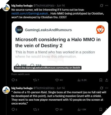 Hé Lộ Tin Đồn Halo Studios Đang Phát Triển Dự Án MMO FPS Theo Phong Cách Destiny 2