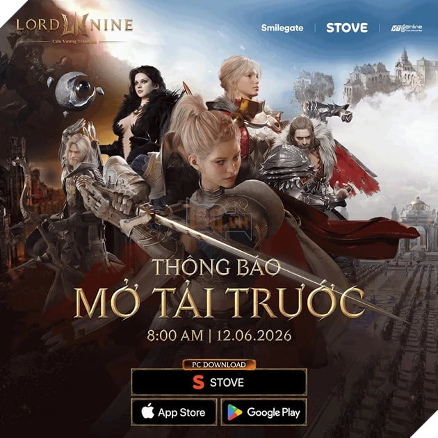 LORDNINE Mở Tải Trước: MMORPG "Khủng" Cán Mốc 1 Triệu Đăng Ký