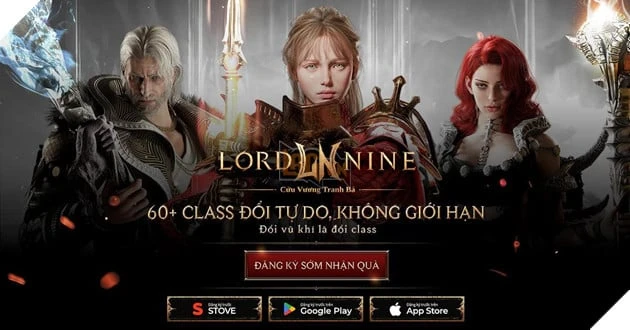 LORDNINE Mở Tải Trước: MMORPG "Khủng" Cán Mốc 1 Triệu Đăng Ký