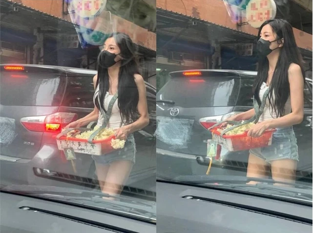 Mặc quần short bán hoa dạo, cô nàng đeo khẩu trang vẫn xinh như hot girl, dân mạng đổ xô tìm info rồi ngã ngửa trước nhan sắc