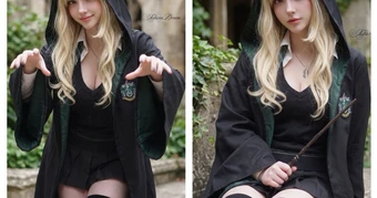 Màn cosplay Malfoy phiên bản nữ đẹp xuất sắc gây sốt cộng đồng mạng, nhan sắc của hot girl khiến fan Harry Potter mê mẩn