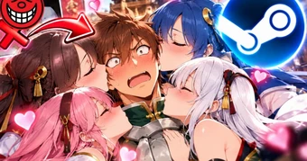 Né kiểm duyệt trên Steam, bom tấn game huyền thoại thay đổi chóng mặt, nam chính cứ gặp nhân vật nữ là "hôn"