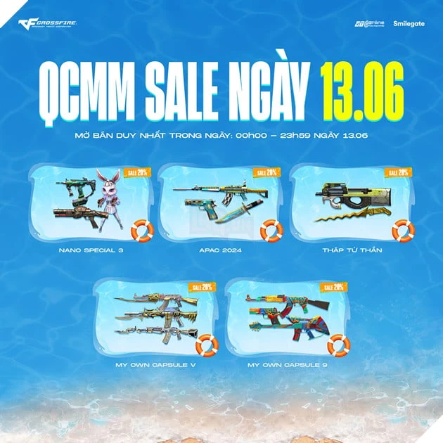 Săn Sale Hot Mùa Hè Với Đợt Flash Sale Combo QCMM Trong 3 Ngày Của Crossfire