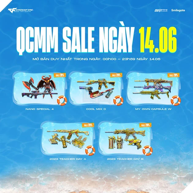Săn Sale Hot Mùa Hè Với Đợt Flash Sale Combo QCMM Trong 3 Ngày Của Crossfire