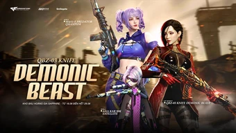 Săn Siêu Phẩm QBZ-03 Knife Demonic Beast Với Kho Báu Hoàng Gia Sapphire Mới Của Crossfire