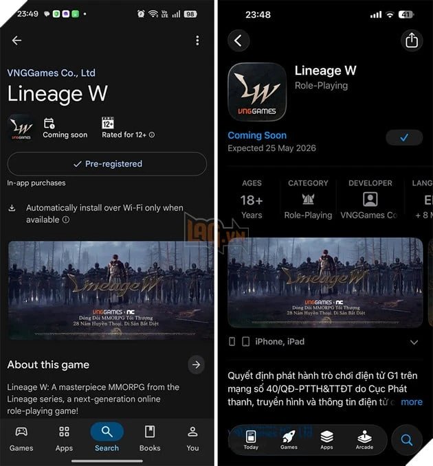 Showcase Lineage W - Cơ Hội Trở Thành Quân Chủ Và Xây Dựng Thế Lực Huyết Thệ Của Riêng Mình