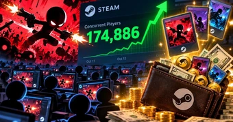 Tựa game 7 năm tuổi bất ngờ bùng nổ trên Steam, hơn 170.000 người cùng lúc đổ xô trải nghiệm, không vì chất lượng mà chỉ để làm "dày ví"