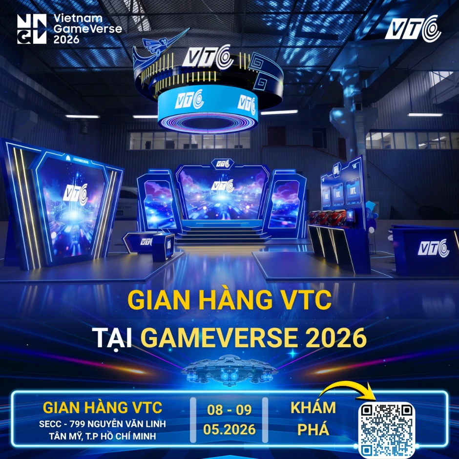 UPRIZE & Lê Bảo Bình giao lưu tại gian hàng VTC GameVerse 2026