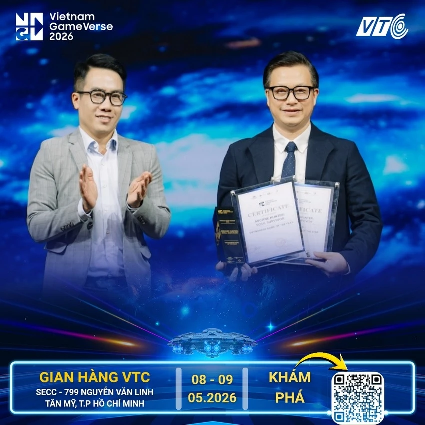 VTC thắng lớn tại Vietnam Game Awards 2026 với 9 hạng mục vào Chung kết