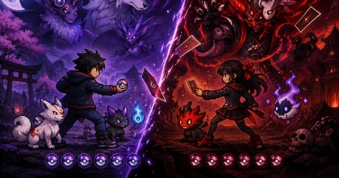 Xuất hiện tựa game mới lại gây sốt trên Steam, là sự kết hợp giữa Yu-Gi-Oh! và Pokémon