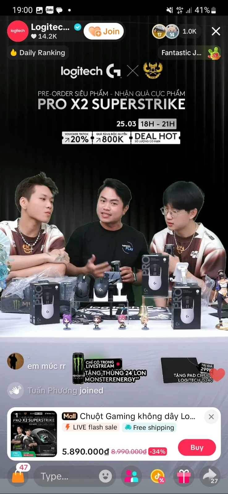 "Kỷ lục vô tiền khoáng hậu": GAM Esports livestream bán siêu phẩm chuột Logitech mới, sạch kho chỉ trong tích tắc!
