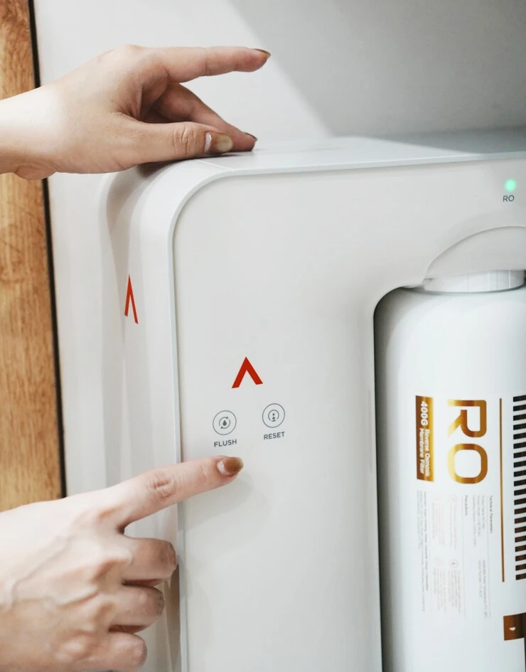 Máy lọc nước âm tủ Anjier X3 nhỏ gọn tiện dụng