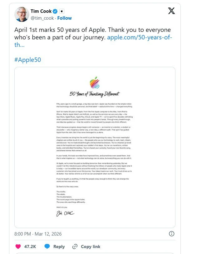 Apple tròn 50 tuổi: Những quyết định đầu tiên định hình ngành công nghệ