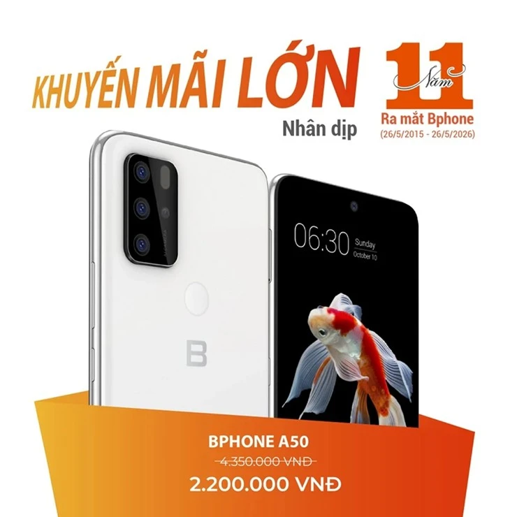 BKAV mạnh tay xả hàng Bphone với mức giảm gần 50% để tri ân khách hàng