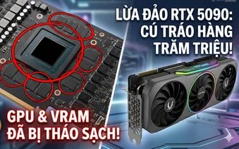 Cảnh báo thủ đoạn lừa đảo RTX 5090 mới nhất: Nhìn bên ngoài nguyên vẹn, bên trong chỉ còn 'vỏ không hồn