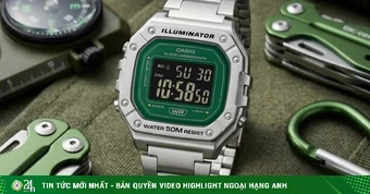 Casio giới thiệu đồng hồ số W218HD-3AV giá rẻ với mặt xanh lạ và thời lượng pin lên tới 7 năm