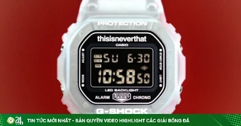 Casio ra mắt đồng hồ G-Shock trong suốt mang phong cách đường phố thập niên 90