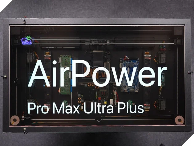 Chiếc bàn lấy cảm hứng từ AirPower có thể tự tìm điện thoại để sạc