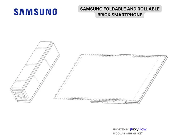 Chiếc điện thoại kỳ lạ nhất của Samsung có thể đang thành hình
