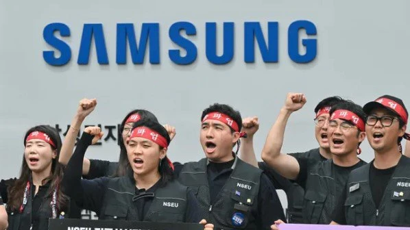 Công nhân Samsung đình công vì bị AI chiếm mất khoản thưởng khủng