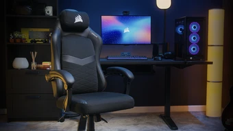 CORSAIR ra mắt loạt sản phẩm mới: Ghế gaming TC80, quạt RX II RGB, màn hình LCD 5 inch và phụ kiện FRAME 5000D