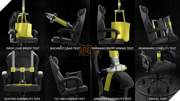 Corsair TC80: Ghế gaming giá 200 USD, vượt qua hơn 30 bài kiểm tra độ bền