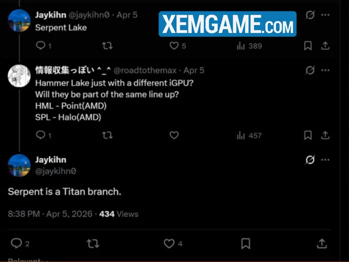 CPU đầu tiên của Intel tích hợp GPU Nvidia sẽ được gọi là Serpent Lake