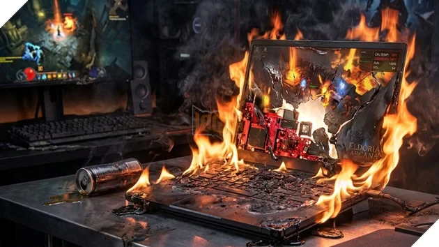 Đặt laptop gaming lên bàn kim loại có thể giúp giảm tới 15°C khi chơi game