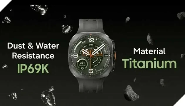 Galaxy Watch Ultra 2 lộ ảnh quảng cáo cận ngày ra mắt, hé lộ màn hình 5.000 nit và chuẩn IP69K