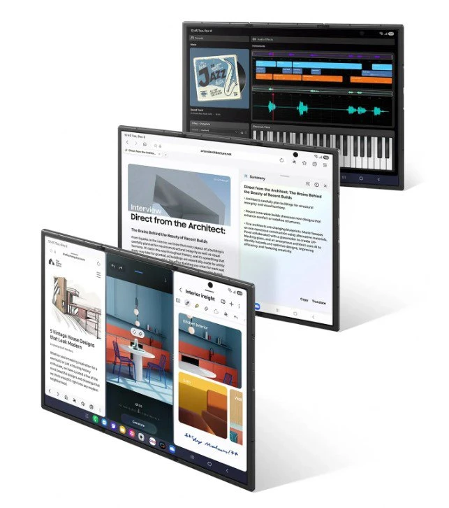 Galaxy Z TriFold màn hình gập 3 của Samsung sẽ thay thế laptop?