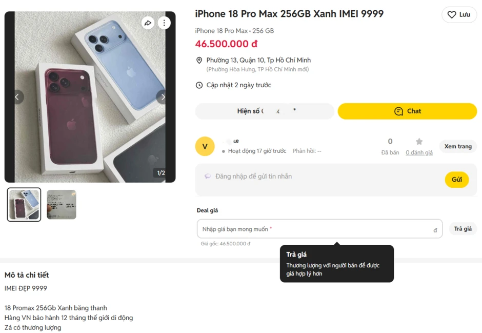 Giá iPhone cũ tháng 9: iPhone cổ lỗ sĩ siêu rẻ, đã xuất hiện iPhone 18 Pro/Pro Max Giá iPhone cũ tháng 9: iPhone cổ lỗ sĩ siêu rẻ, đã xuất hiện iPhone 18 Pro/Pro Max