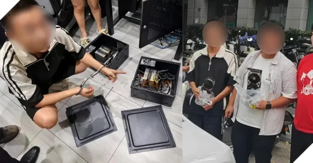 Hai tên trộm tráo RTX 5080 bằng RTX 3060 tại khách sạn gaming