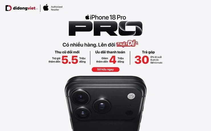 iPhone 18 Pro Max: Màn hình 6.9 inch và camera nâng cấp mạnh mẽ