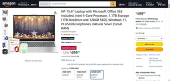 Laptop quảng cáo 1.1TB trên Amazon gây tranh cãi khi chỉ có 128GB SSD thật