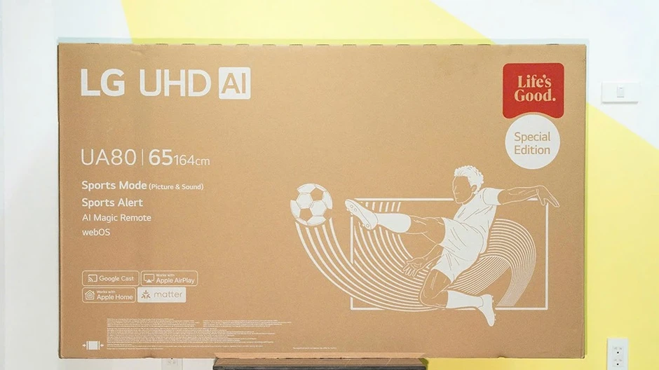 Mang cả khán đài World Cup về nhà với TV LG UHD AI 4K