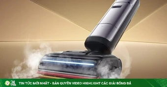 Máy hút bụi lau nhà thông minh đầu tiên có chế độ hơi nước, lực hút khủng 30.000 Pa
