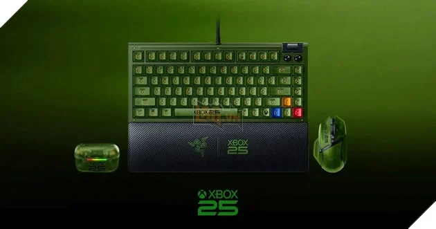 Microsoft hợp tác với Razer, 8BitDo và Backbone trong bộ sưu tập kỷ niệm 25 năm Xbox